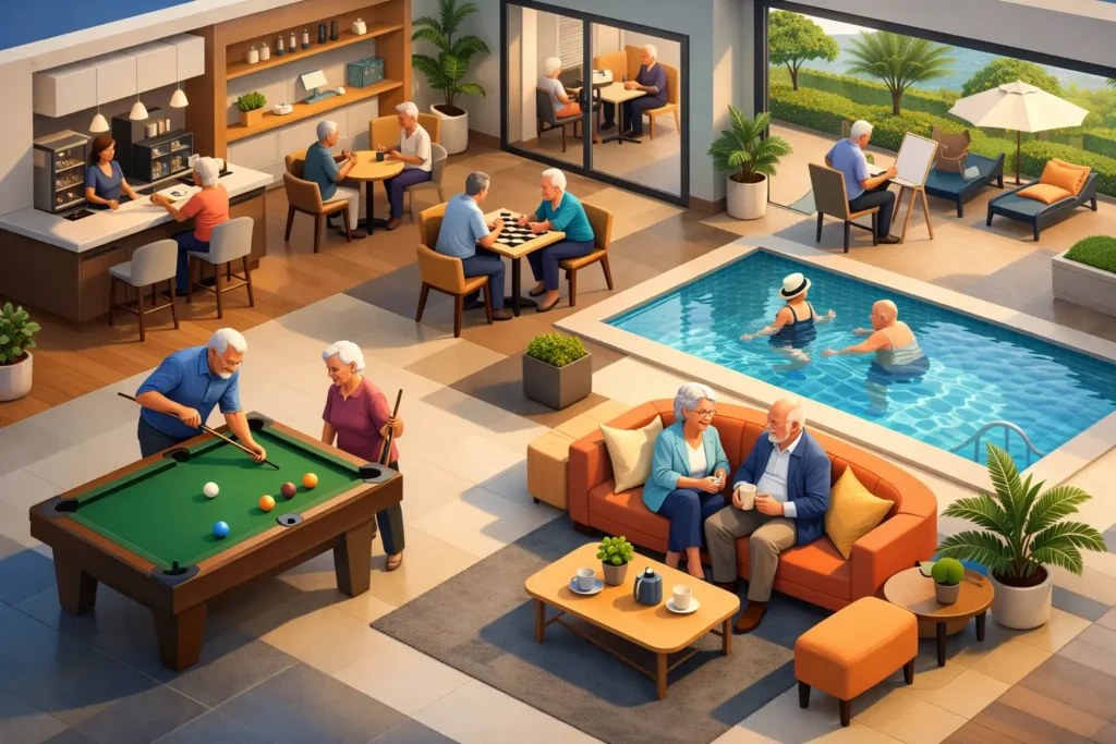 Casa club para adultos mayores: qué ofrece