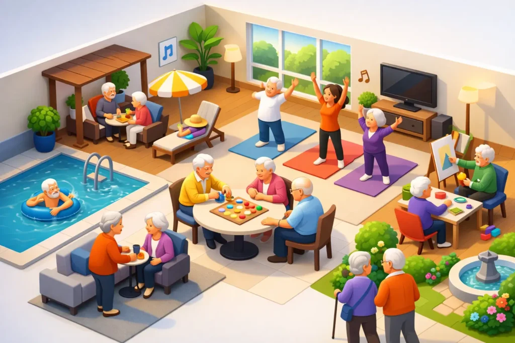 Cómo funciona un pasadía para adultos mayores