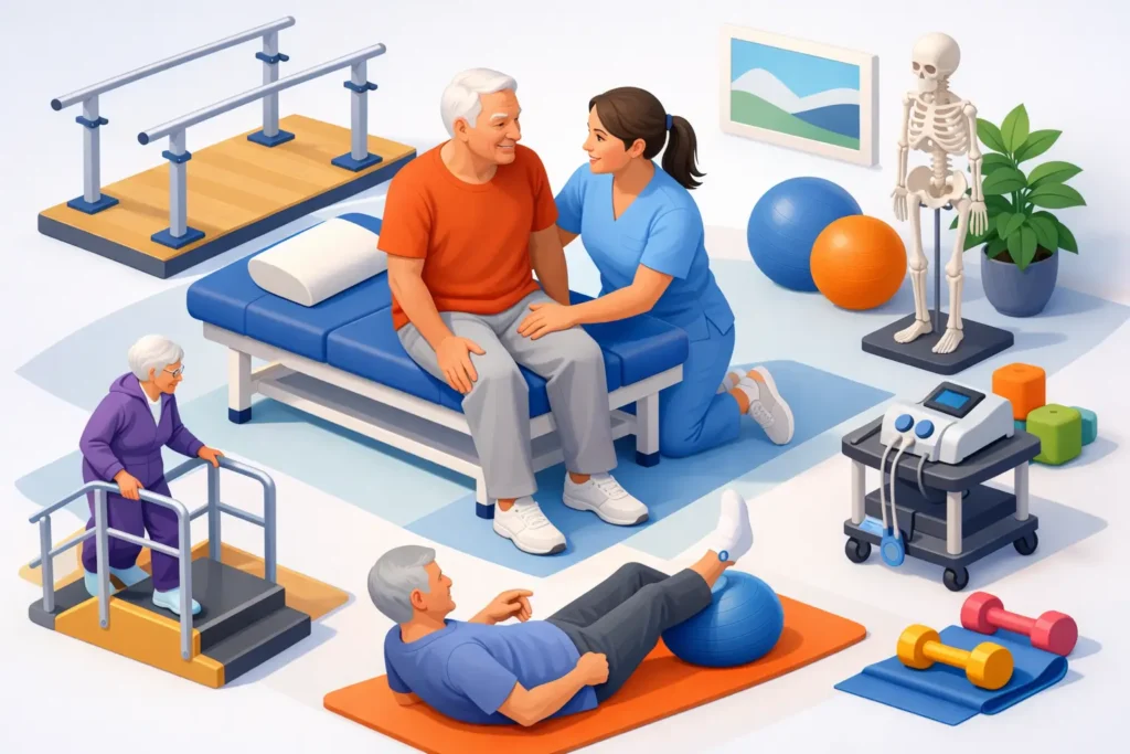 Fisioterapia para adultos mayores: cuándo ayuda