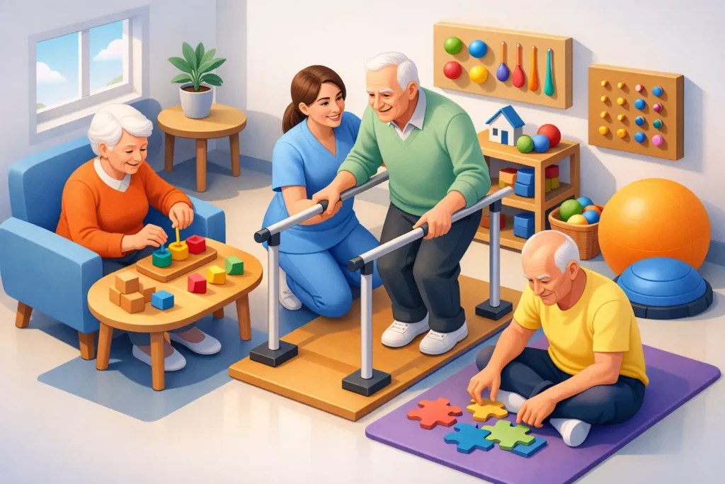 Terapia ocupacional en adultos mayores