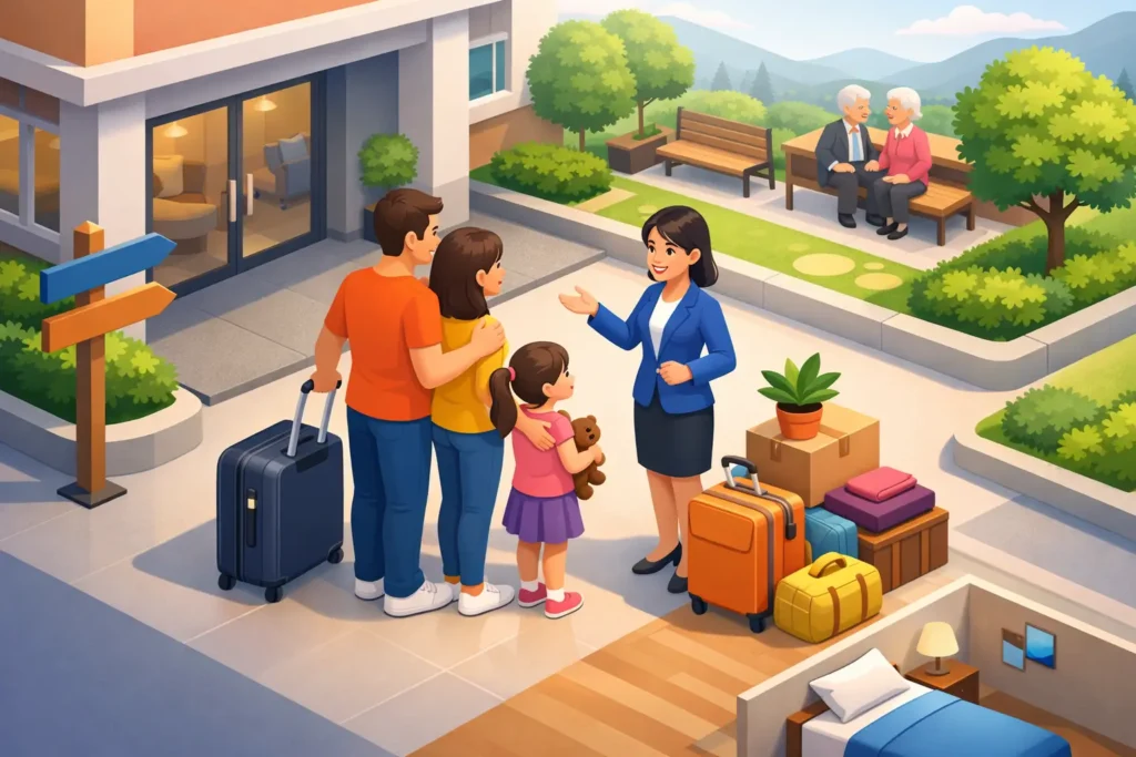 Guía de adaptación a residencia para familias