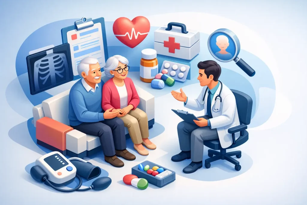 Supervisión médica adultos mayores: qué aporta