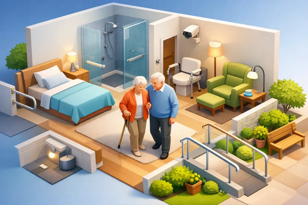 Espacios seguros para adultos mayores