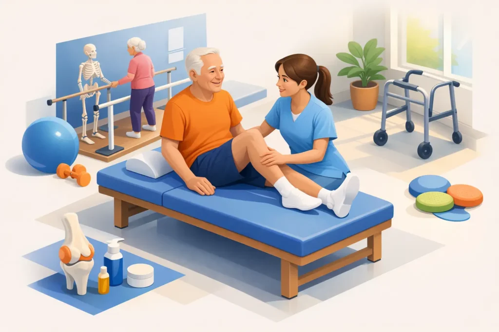 Guía de fisioterapia geriátrica para mayores