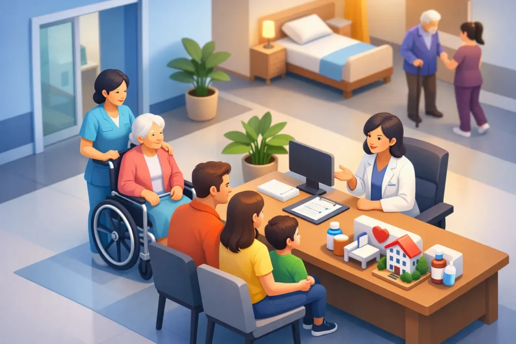 Guía de admisión geriátrica para familias