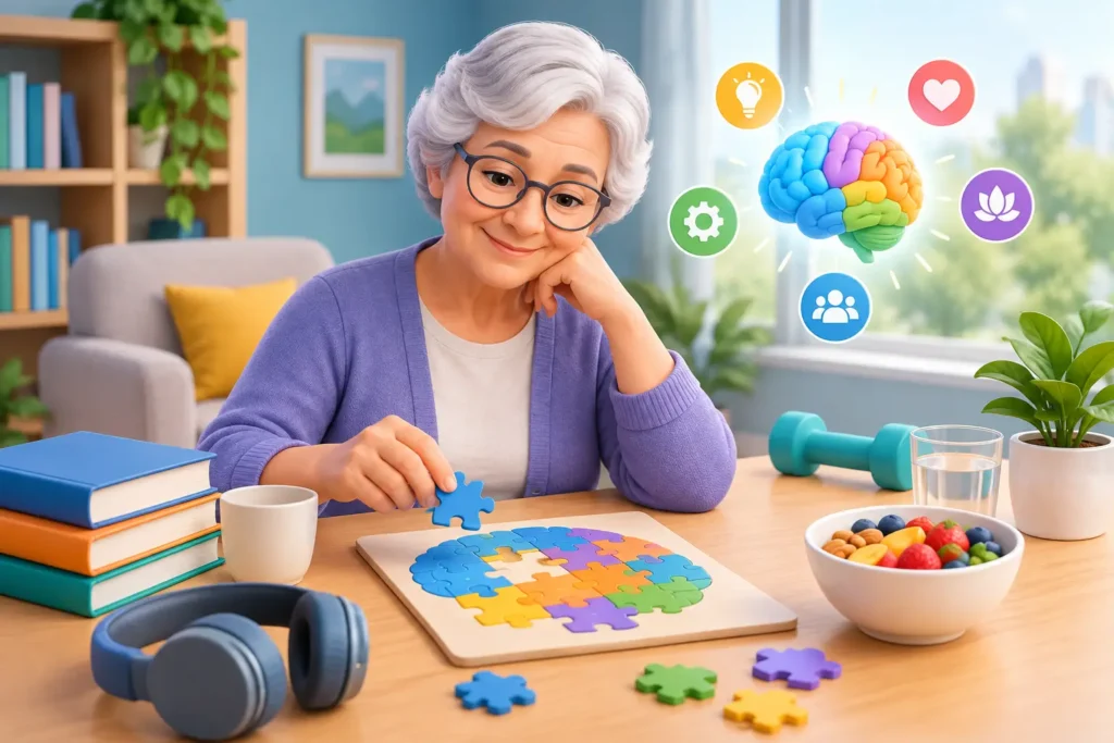 Guía de bienestar cognitivo para adultos mayores